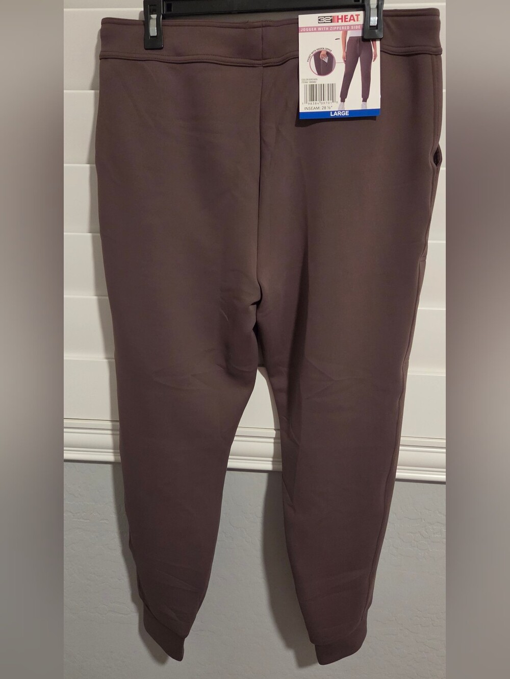 Women's Taupe Drawstring Jogger Pants - Picture 2 of 6
